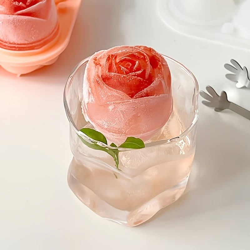 Rose Shaped Ice Mold 🌹🧊