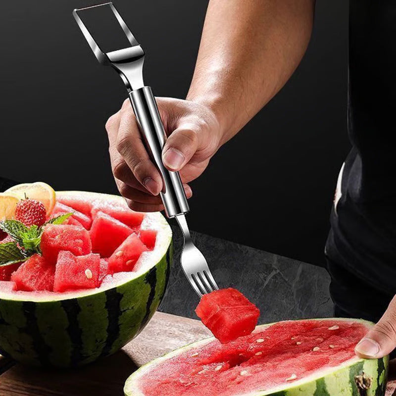🍉 Effortless Fruit Prep-49% OFF-✨ 2-in-1 Fruit Cutter & Fork – For Quick and Easy Fruit Serving! 🍓