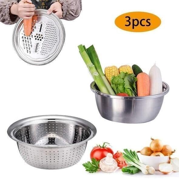 🎁Germany Multifunctional stainless steel basin💥