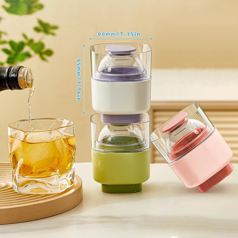 【Buy 2 get 30% off 】CrystalChill Ice Sphere Mold – Perfect Spheres for Pure Flavor