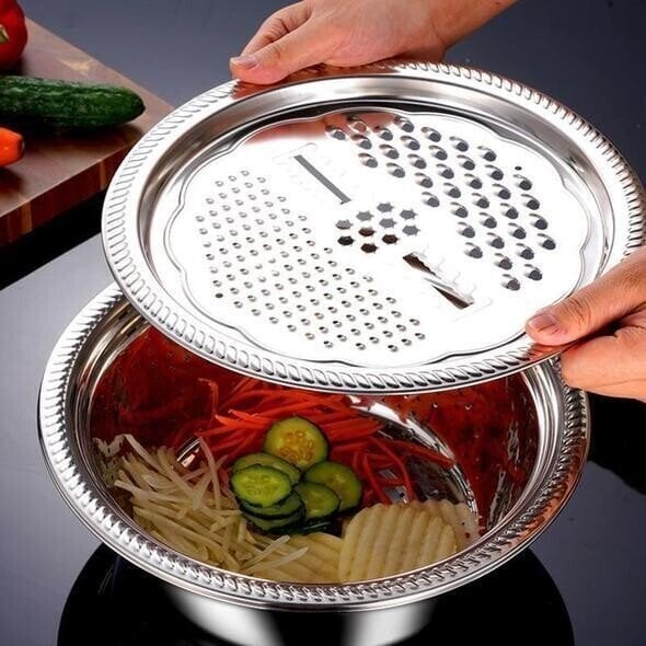 🎁Germany Multifunctional stainless steel basin💥