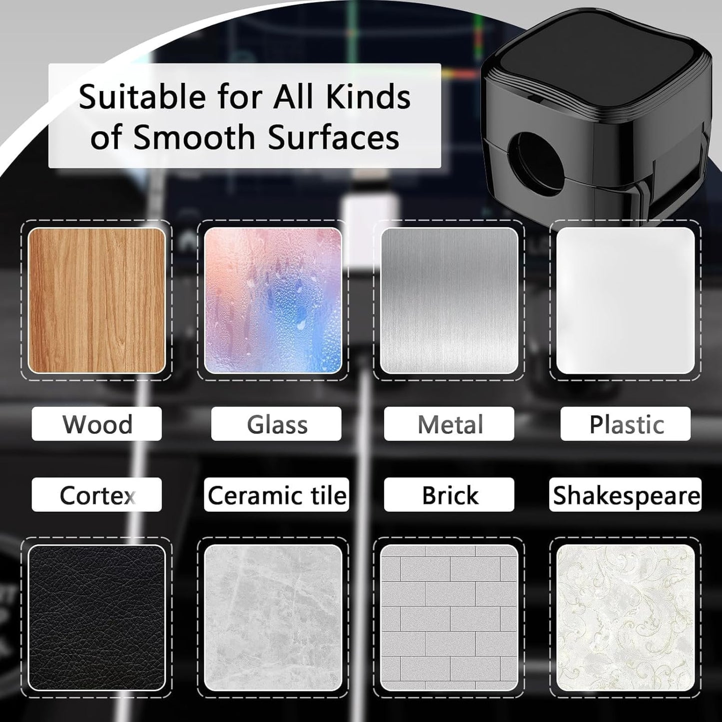 Magnetic Cord Organizer, Easy Secure Adhesive Cable Management