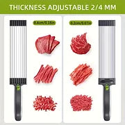 Manual meat slicing tool, kitchen meat slicer for beef, salmon, lamb, vegetables, for cooking, grilling, hot dishes