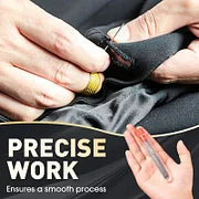 🧵34PCS Big Eye Steel Needles Set - Long & Thin Handmade Quilting & Sewing Needles Kit for DIY Sewing Projects