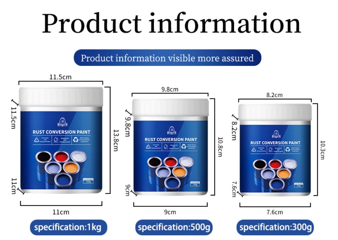 Waterproof Rust Remover Solve fading, leaking, peeling and rusting