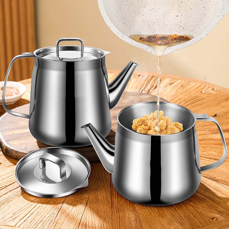 Durable Stainless Steel Oil Filter Pot(50% OFF)