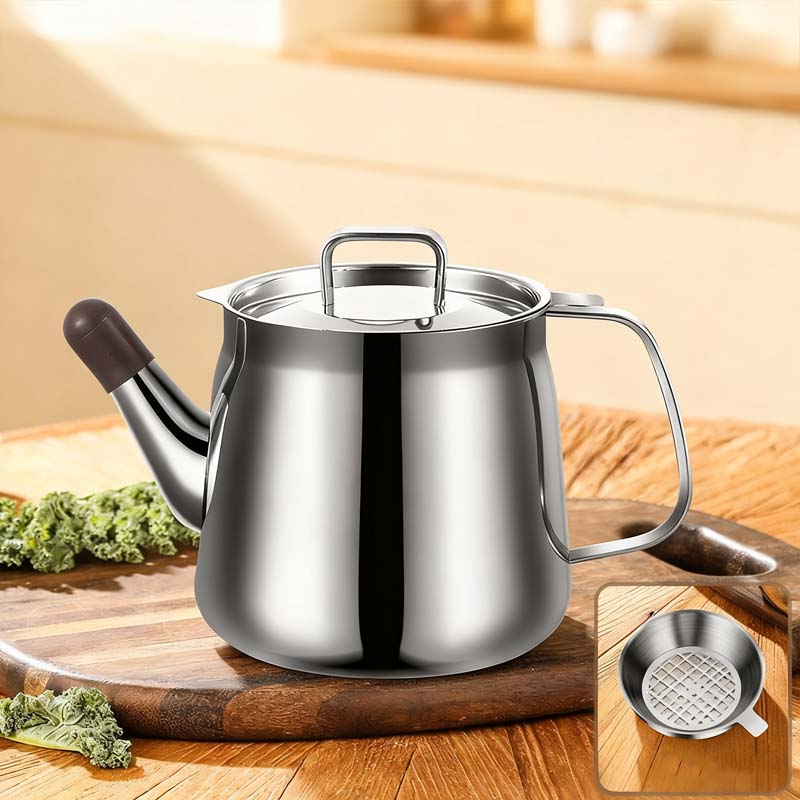 Durable Stainless Steel Oil Filter Pot(50% OFF)