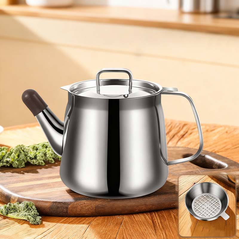 Durable Stainless Steel Oil Filter Pot(50% OFF)