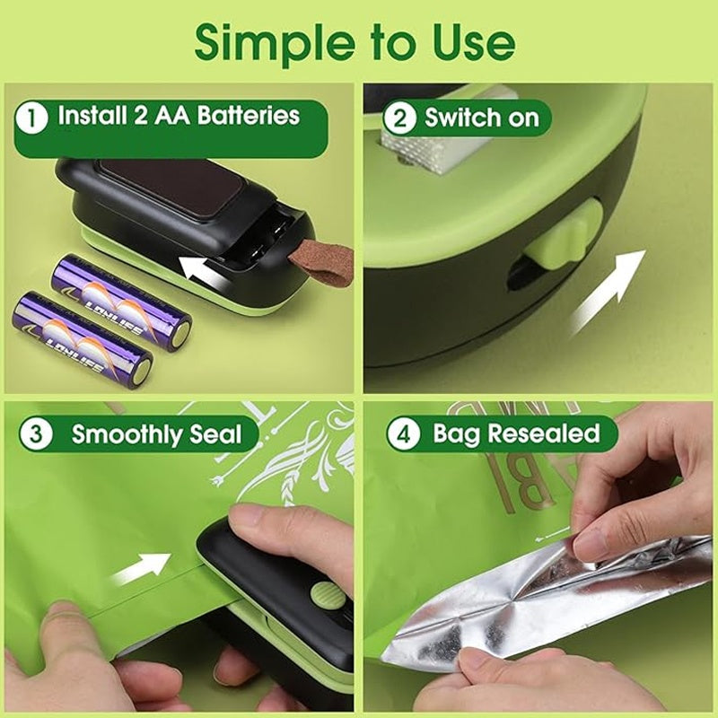 🔥Hot Sale🔥Portable 2-in-1 Heat Bag Sealer With Cutter (50% OFF)