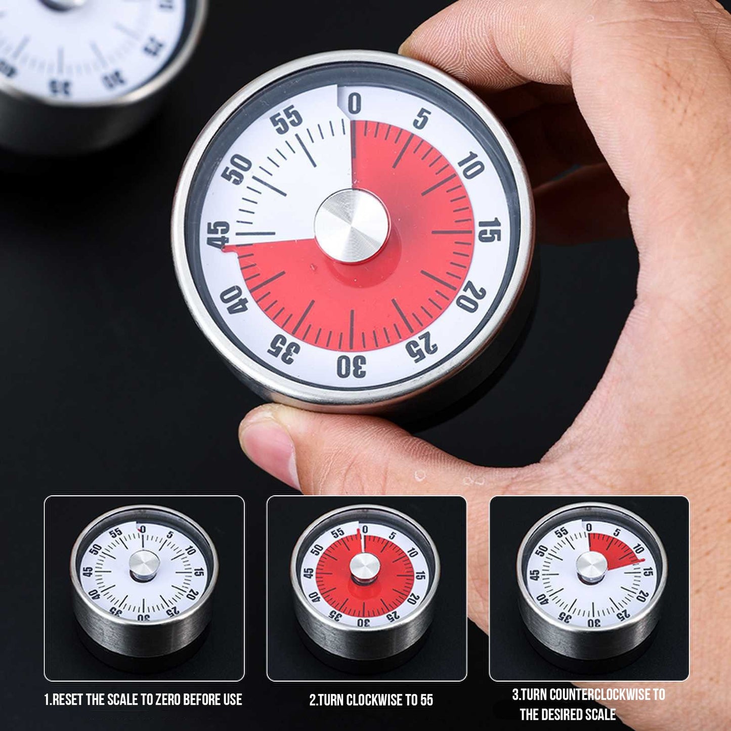 Steel Magnetic Timer