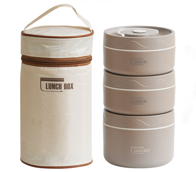 Microwaveable Stainless Steel Insulated Lunch Box Set