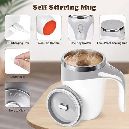 Automatic Magnetic Stirring Coffee Mug