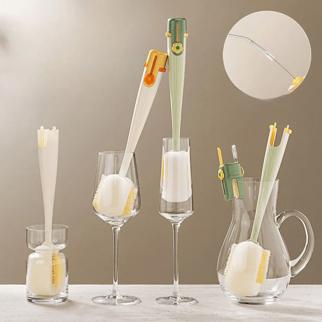 Multi-Functional 5-in-1 Bottle Cleaner