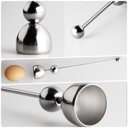 Stainless Steel Egg Cracker Tool