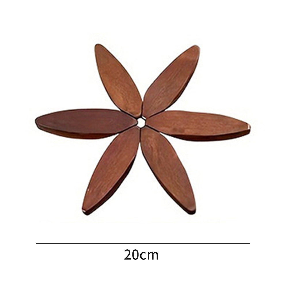 Tree Design Solid Wood Heat-Resistant Trivets - Creative Table Mats, Pot Holders & Cup Coasters for Kitchen, Anti-Scald Home Decor, Eco-Friendly Household Essentials