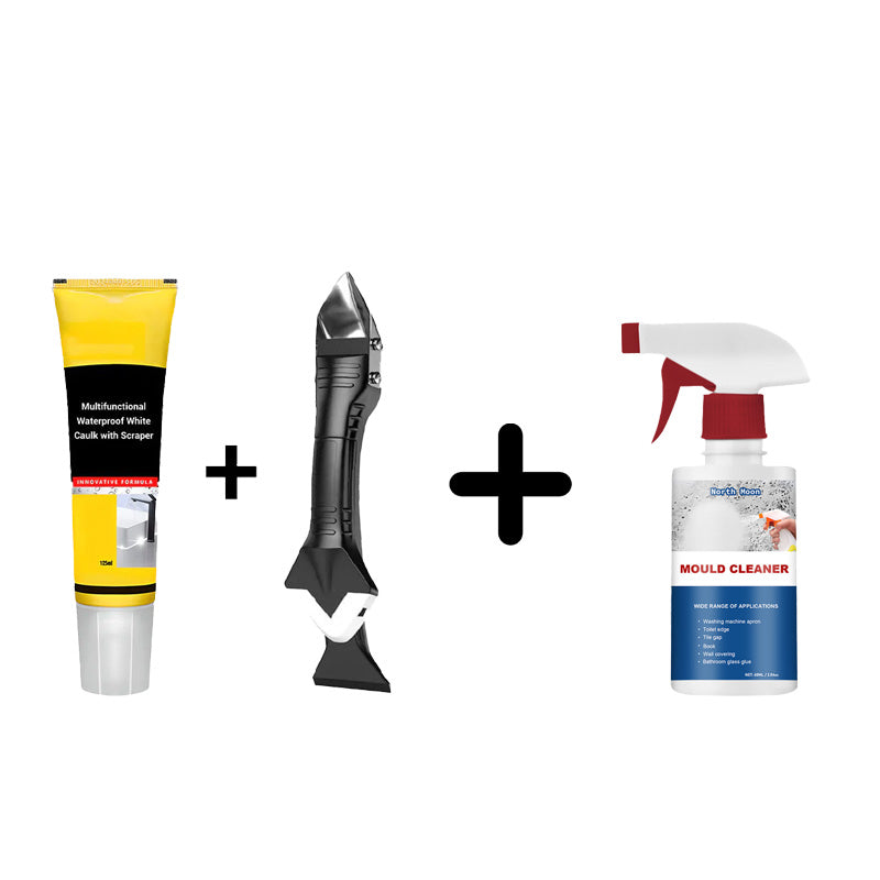 Multifunctional Waterproof White Caulk with Scraper