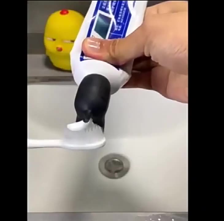 Pooping Dog Butt Toothpaste Dispenser