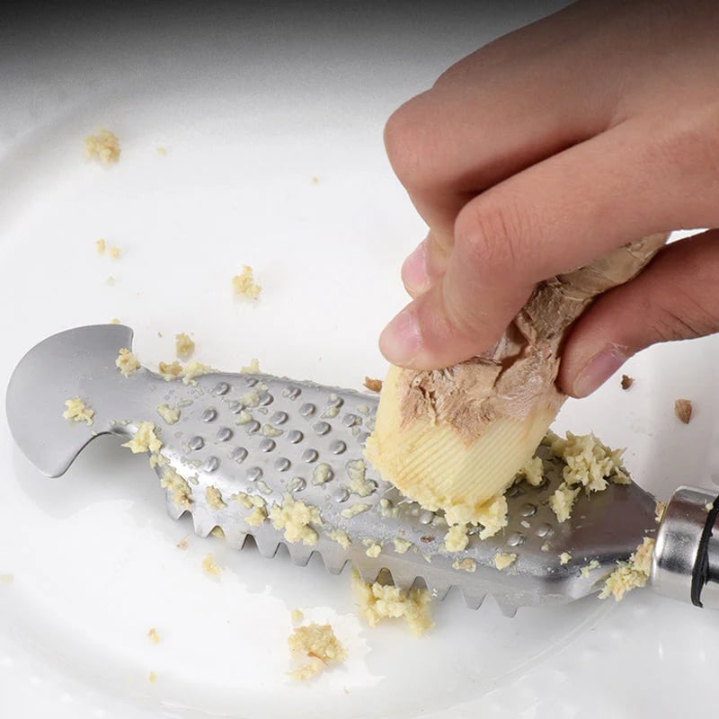 🐟2-in-1 Stainless Steel Fish Scaler + Ginger Grater