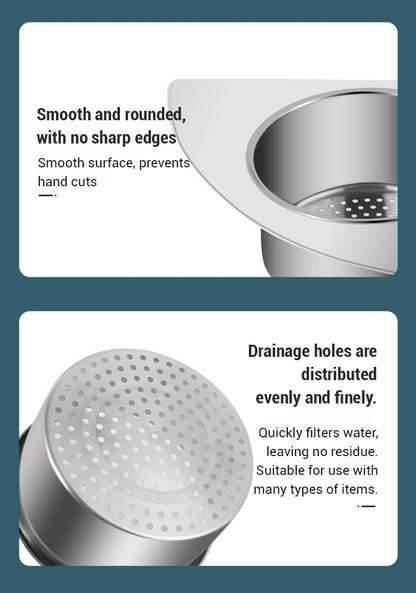 stainless steel drain basket for kitchen sink