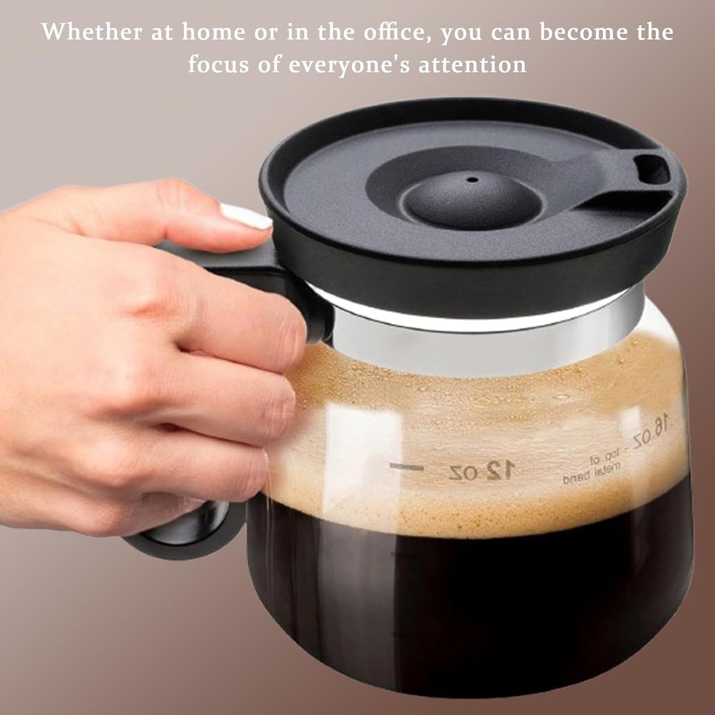 16 Oz Glass Coffee Mug – Coffee Pot Style