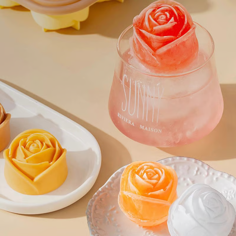 Rose Shaped Ice Mold 🌹🧊