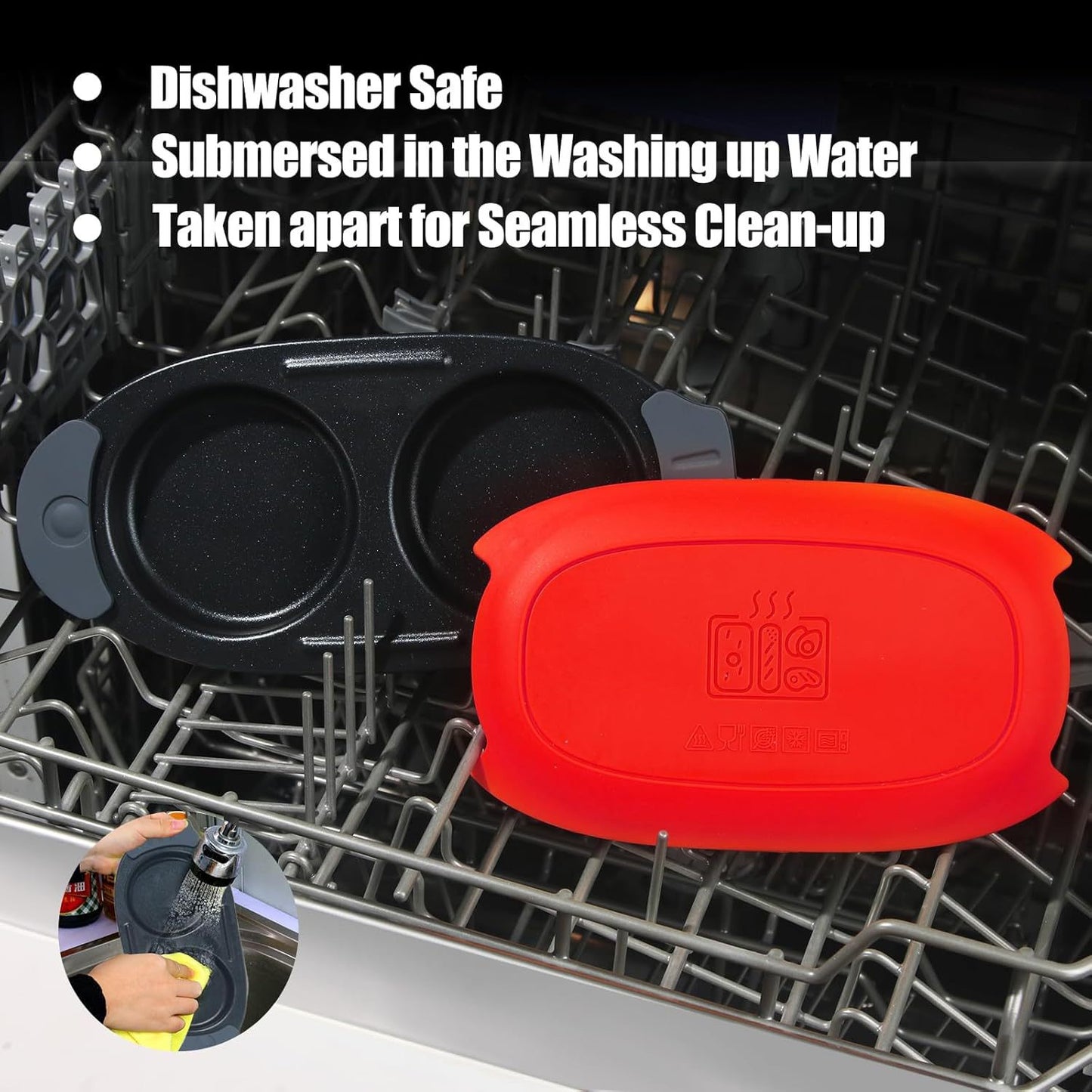 Quick-Heat Microwave Egg Cooker|Poacher|fryer-Multi-Use microwave egg maker for Breakfast Sandwiches