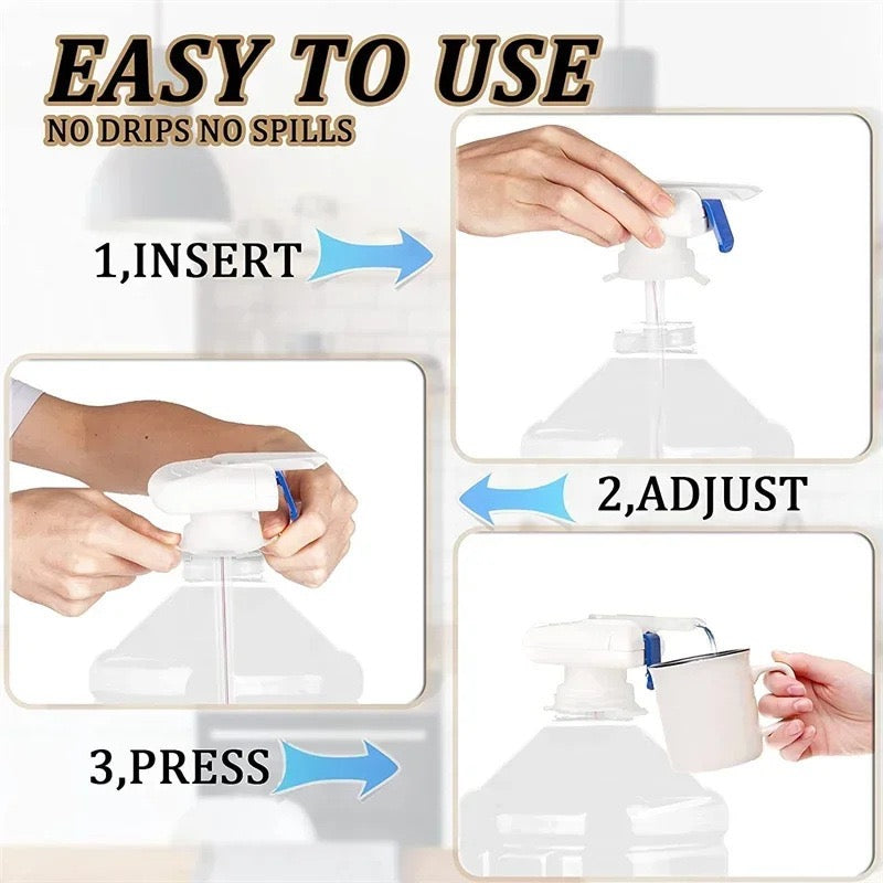 The Magic Tap Automatic Drink Dispenser - Hands-Free Beverage Dispenser for Fridge - Perfect for Milk, Juice