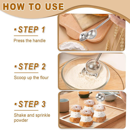 Multifunctional Stainless Steel Powder Sifter