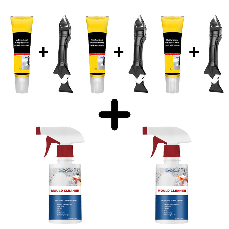Multifunctional Waterproof White Caulk with Scraper