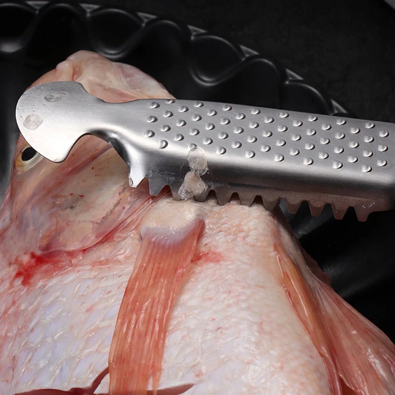 🐟2-in-1 Stainless Steel Fish Scaler + Ginger Grater