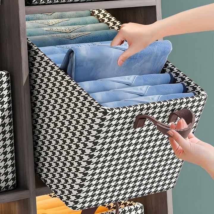 🔥 Foldable Jeans Organizer for Closet