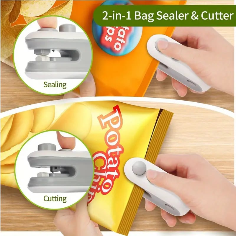 🔥Mini Bag Sealer with Cutter and Magnet