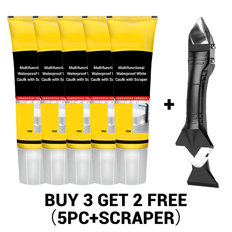 Multifunctional Waterproof White Caulk with Scraper