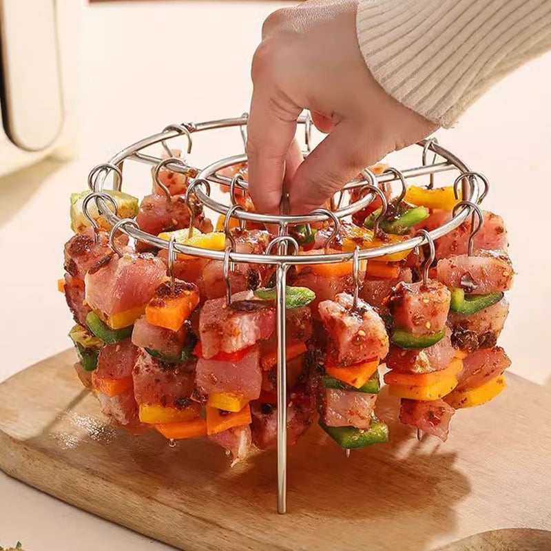 🥩Air Fryer Barbecue Grill Vertical Barbecue Kebab🍤