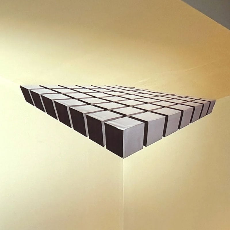Modern Geometric Corner - Wall Art That Reshapes Reality 🧠✨