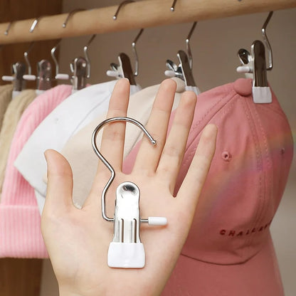 Space-Saving Clothes and Hat Storage Hook