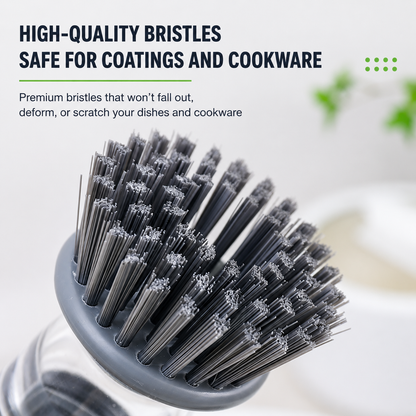 Dish Brush With Soap Dispenser