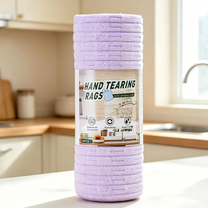 20 PCS Tearable Antibacterial Cleaning Cloths