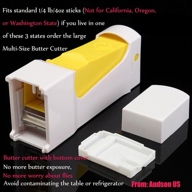 【buy 2 get 30% off 】Butter Cutter & Keeper｜Push-Button Slicer for Clean, Even Pats