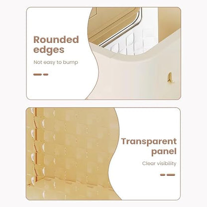 Foldable Transparent Rectangular Kitchen Trash