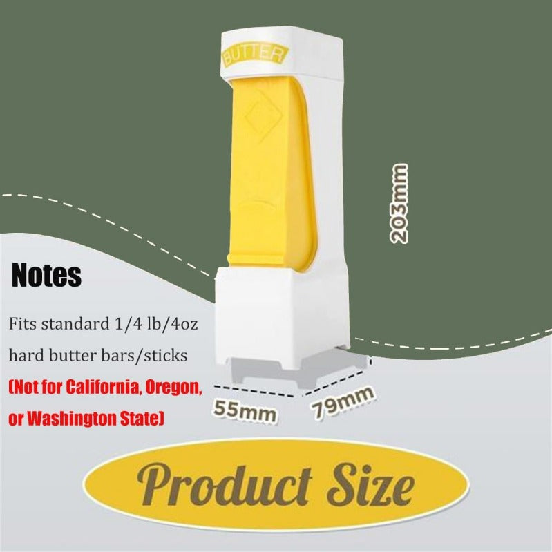 【buy 2 get 30% off 】Butter Cutter & Keeper｜Push-Button Slicer for Clean, Even Pats