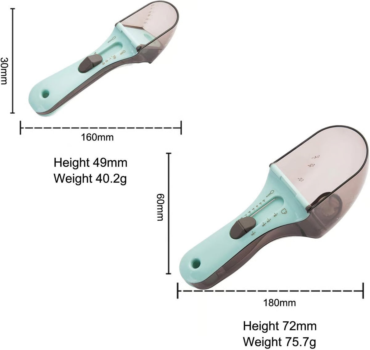 Adjustable Measuring Cups and Spoons Sets
