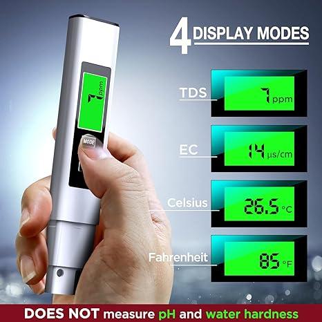 PureMeter 4 in 1 Tds Meter Digital Water Tester