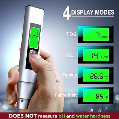 PureMeter 4 in 1 Tds Meter Digital Water Tester