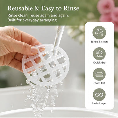 Reusable Silicone Floral Grid