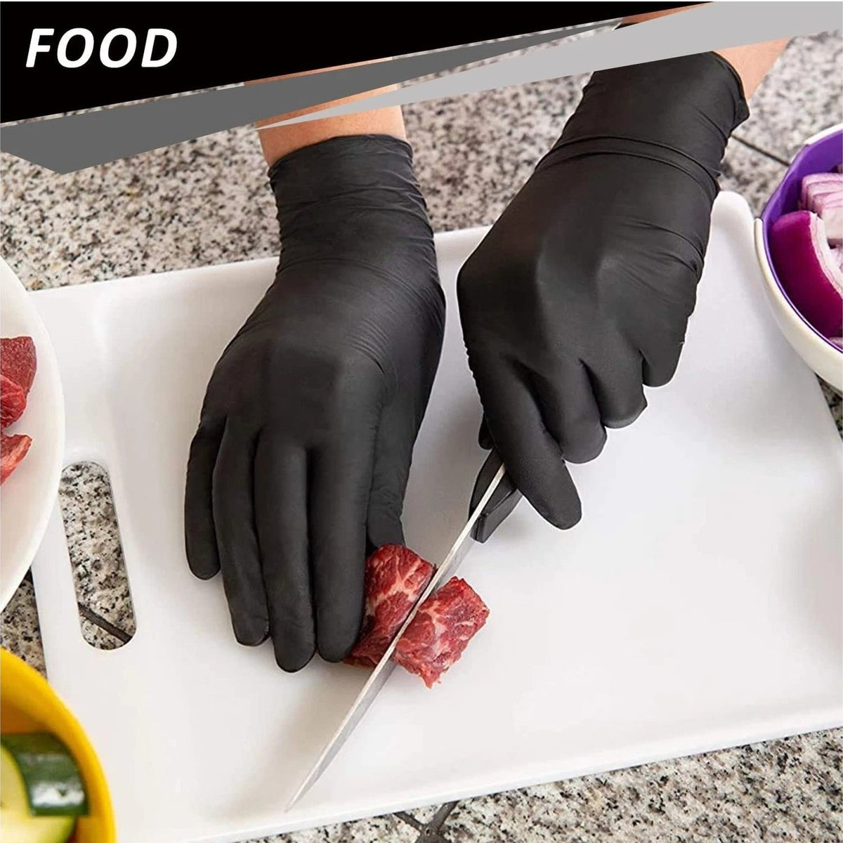 2026 New Years Sale - High Elastic Protective Rubber Nitrile Gloves