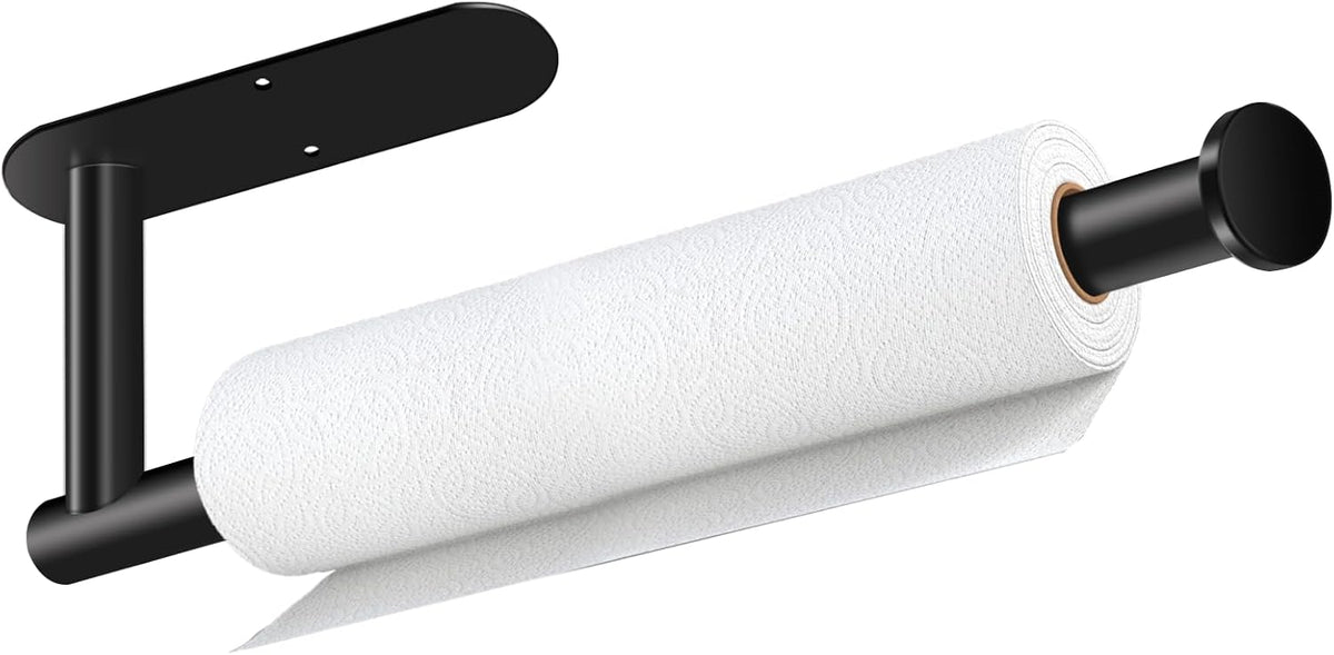 No-Drill Under-Cabinet Paper Towel Holder