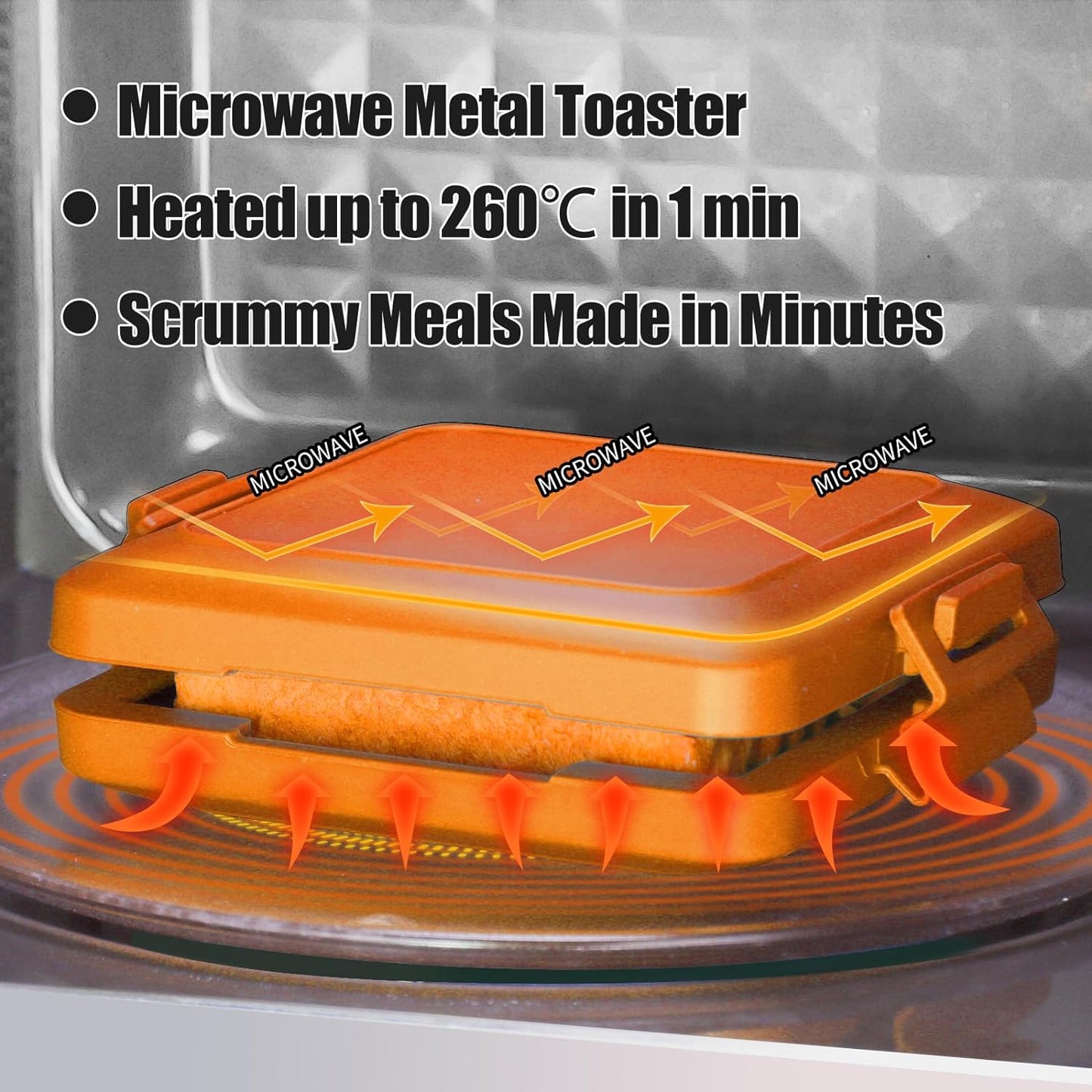 【💥Final 3-hour Preferential Deal 💥】2025 HOT SALE🥪Microwave Toastie Sandwich Maker