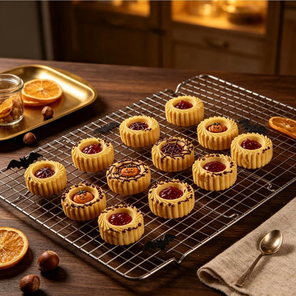 2 Counts Sunflower‑Patterned Round Hand‑Press Mooncake Mold, French‑Style Lace Pastry Mold 🍪