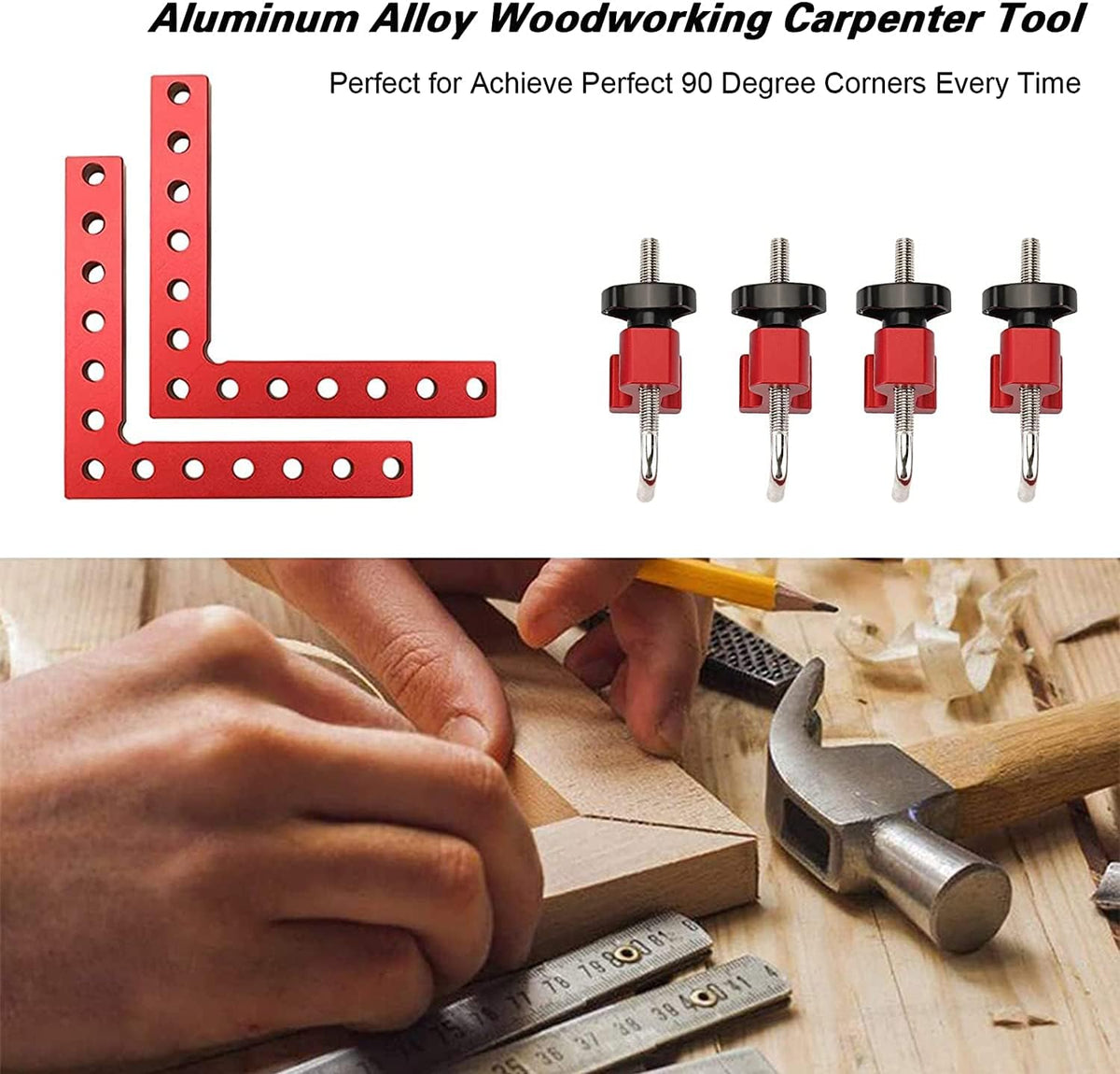 Professional 90-Degree Clamping Tool Set for Woodworking
